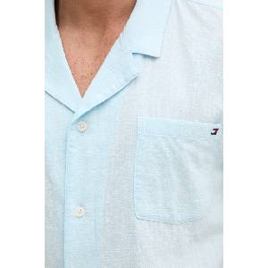 Tommy Hilfiger риза мъжка от памук SUMMER (UM0UM03842)