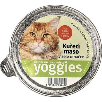 Yoggies Mističky s kuřecím masem a želé omáčkou pro kočky 85 g