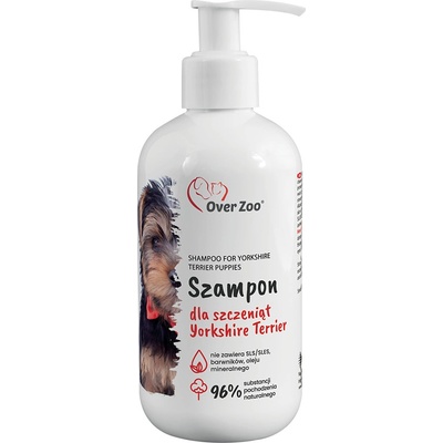 Over ZOO šampón pre šteniatka yorkshirského teriéra 250 ml