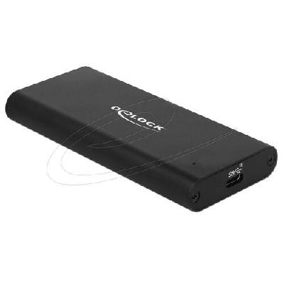 Външно чекмедже Delock за M. 2 NVMe PCIe SSD със SuperSpeed USB 10 Gbps (USB 3.1 Gen 2) USB Type-C женски (DELOCK-42614)