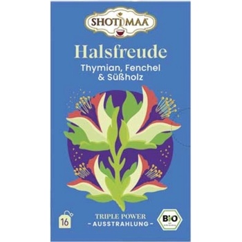 Shoti Maa Био чай Halsfreude - мащерка, копър и сладък корен - 16 пакетчета чай