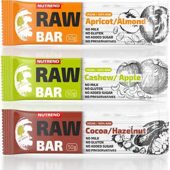 Nutrend Raw Bar 50g