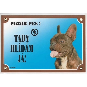 Dafiko Tabulka Francouzský buldoček tmavý
