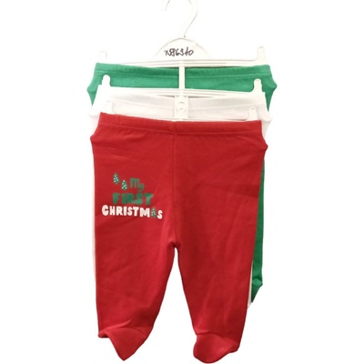 Dětské polodupačky 3ks Červená Bílá Zelená – Zboží Mobilmania