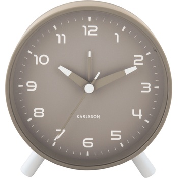 Karlsson Orgullo будилник, кафяв (KA6029GY)