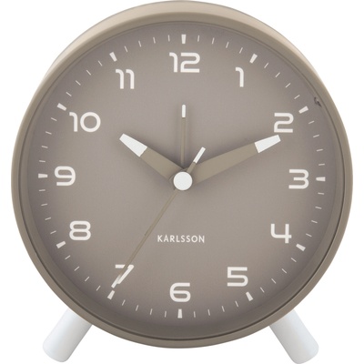 Karlsson Orgullo будилник, кафяв (KA6029GY)