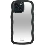 Holdit Калъф Holdit - Wavy, iPhone 13/14/15/16e, Black/Mirror (7330985163104)