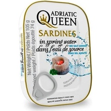 Adriatic Queen Sardinky v pramenité vodě 105 g