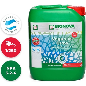 Bio Nova BioNova Veganics Grow 5 l