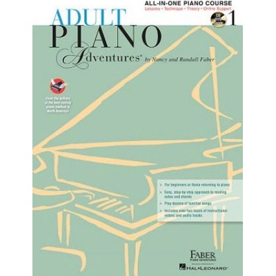 Adult Piano Adventures All-In-One Lesson Book 1: Book with CD, DVD and Online Support [With 2 CDs]