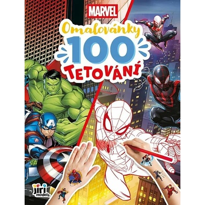 Jiří Models Omalovánky a 100 tetování Marvel