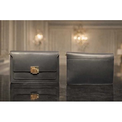Max Original Leather Dámska kožená kabelka blk 7