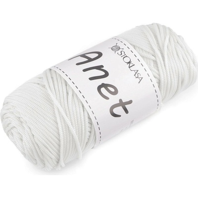 Pletací a háčkovací příze Anet macrame Ø2 mm 90 g Varianta: 2 Off White, Balení: 1 ks 59043/151246/273143