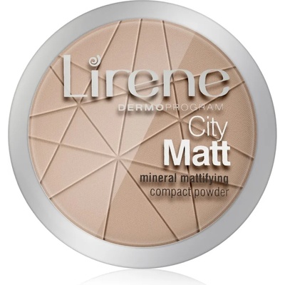 Lirene City Matt матираща пудра цвят 03 Beige 9 гр
