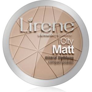 Lirene City Matt матираща пудра цвят 03 Beige 9 гр