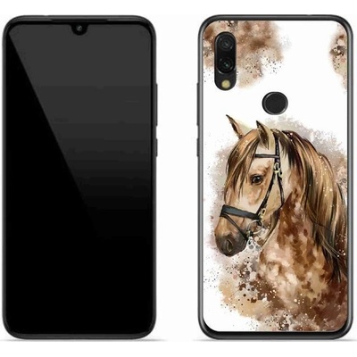 Pouzdro mmCase gelové Xiaomi Redmi 7 - hnědý kreslený kůň