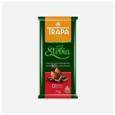 Trapa hořká 80% kakaa se stevií 5 x 75 g