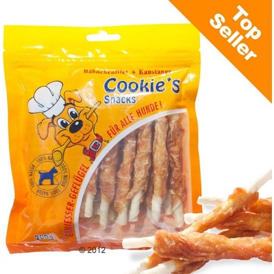 Cookie´s Delikatess žvýkací rolka s kuřecími plátky 3 x 200 g