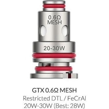 Vaporesso Žhaviaca hlava GTX Mesh - 2 0,6ohm
