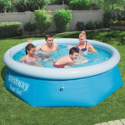 Bestway Fast Set Nafukovací bazén, okrúhly 244x66 cm 57265-ForU-3202429