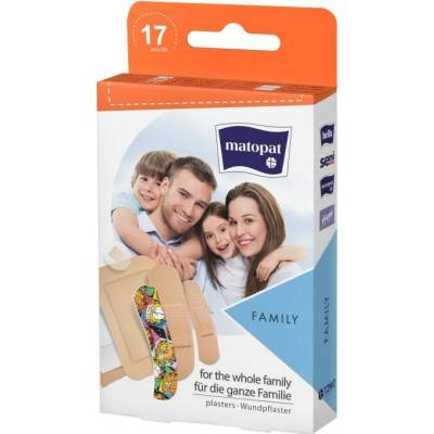 Matopat FAMILY náplast různé velikosti 17ks