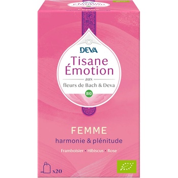 Deva Билков чай „Спокойствие за жени ( с флорални еликсири по метода на д-р Бах) 20 филтърни пакетчета | Deva (775493 (152085))