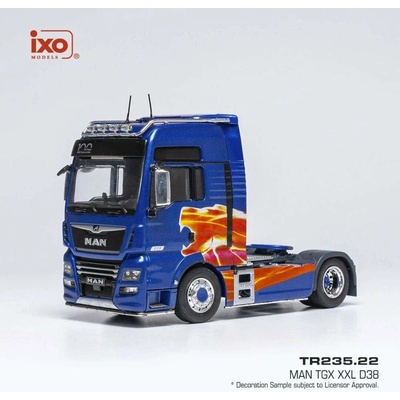 IXO MAN TGX XXL D38 modrá 1:43