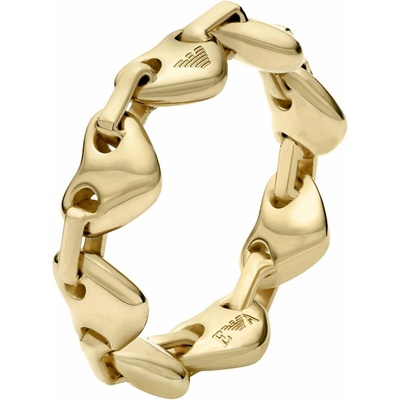 Emporio Armani Pozlátený srdiečkový prsteň Sentimental EGS3332710