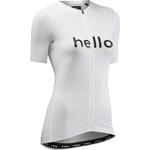 Northwave Дамска фланелка с къс ръкав за колоездене Northwave Women's Blade Hello Goodbye Jersey Short Sleeve Cycling jersey - White - размер XS (156-2808-0111)