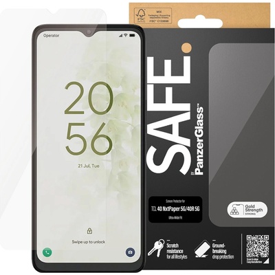 Panzer Стъклен протектор Safe за TCL 40 NxtPaper / 40 R 5G -Черен