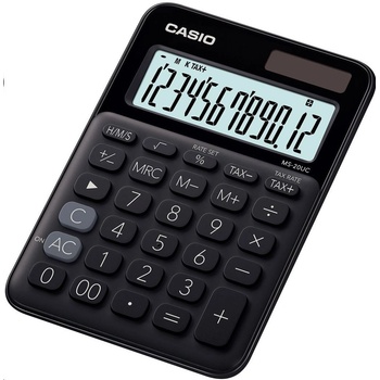 Casio MS-20UC-BK Настолен калкулатор Черен, Калкулатор (MS-20UC-BK)