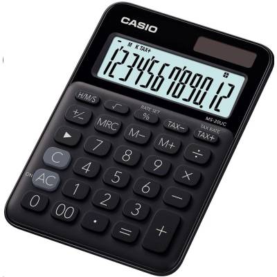 Casio MS-20UC-BK Настолен калкулатор Черен, Калкулатор (MS-20UC-BK)