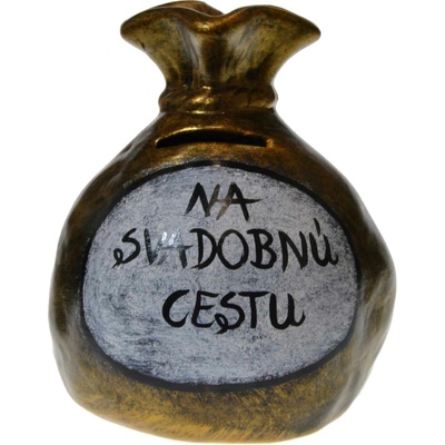 Pokladnička s nápisom - na svadobnú cestu