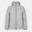 AQUASCUTUM Яке AQUASCUTUM Men's Hooded Hip Length Long Sleeve Medium Puffer Jacket - Grey