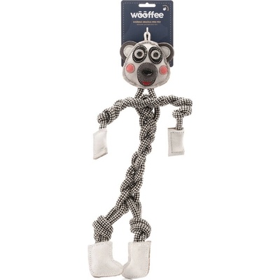 Wooffee pravá kože provazový dlouhán panda 44 cm