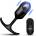 Heavy Hitters Vibrating Weighted Silicone Anal Plug Large Black