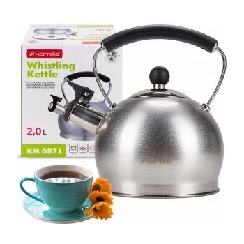 kamille Non-electric kettle 0871 silver 2 l