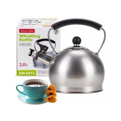 kamille Non-electric kettle 0871 silver 2 l