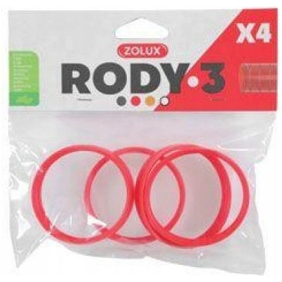 Zolux Komponenty Rody 3-spojovací krúžok modrý 4ks
