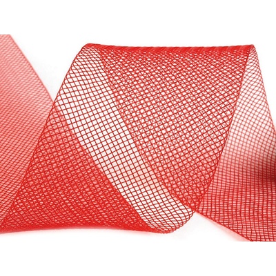 Prima-obchod Modistická krinolína na vyztužení šatů a výrobu fascinátorů šíře 5 cm, barva 5 (CC07) červená