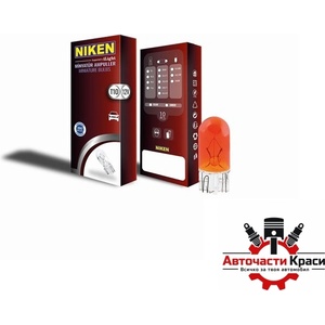 NIKEN Крушки niken Т10 5w - 12v 10 БР/КУТИЯ (282319)