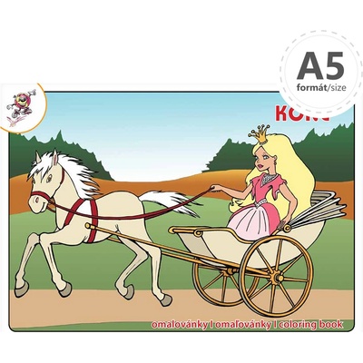 Omaľovánka A5 Kone