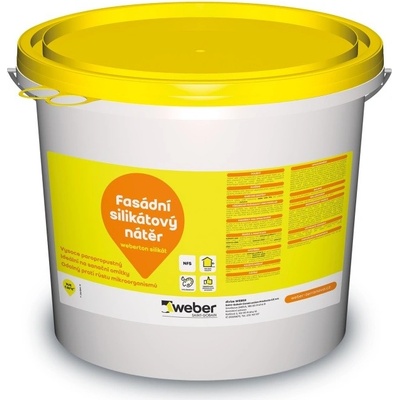 WEBER.Ton silikát - fasádní nátěr 5kg – Sleviste.cz