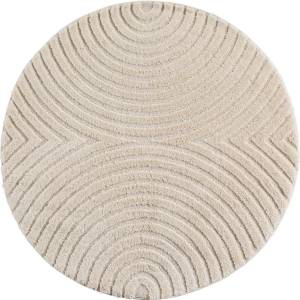 Ayyildiz Кремав кръгъл килим ø 80 cm Art 1122 - Ayyildiz Carpets (ART80801122CREAM)