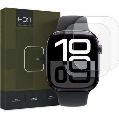 Hofi 2 броя фолио за дисплей на Apple Watch 10 (46mm) от Hofi Hydroflex Pro+ - Прозрачен (5906302376513)