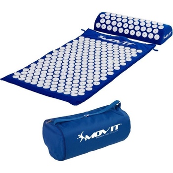 MOVIT Akupresúrna podložka s vankúšom 75 x 44 cm - modrá