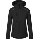 Promodoro 7855 / Дамско трислойно софтшел яке с качулка - черно xxl (40785500205)