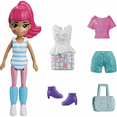 Mattel Polly Pocket - športová módna bábika HKV87