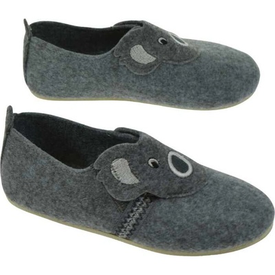 Detské sivé filcové kapce Kids Cozy Koala
