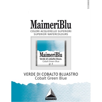Maimeri Blu Акварелна боя Cobalt Green Blue 318 1, 5 ml 1 бр (M1607318)